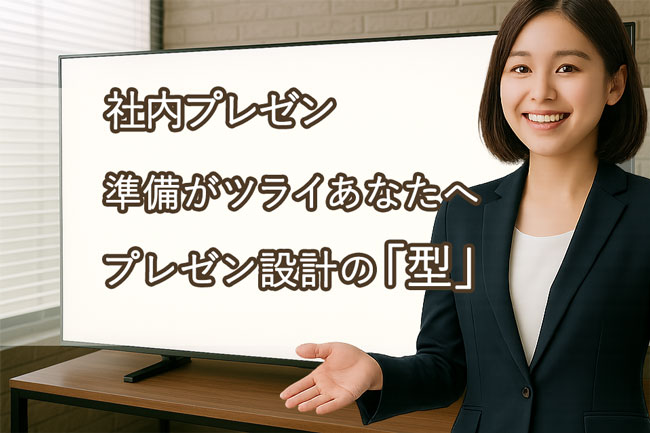 【社内プレゼンのコツ】伝える技術を鍛える3つの視点